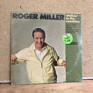 Roger Miller- Walkin' In The Sunshine 1967 USA Mono Orig. Vinyl LP VG+/VG Sealed